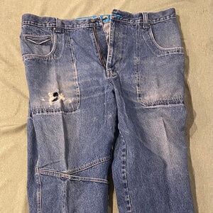 “Vintage Paco Baggy Jeans Y2K 90s Wide Leg Skater Distressed Denim